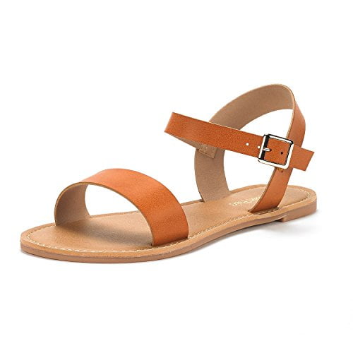 Flat Sandals for Women Cute Open Toes Ankle Strap Flexible Summer Sandal Flat Sandals for Women Cute Open Toes Ankle Strap Flexible Summer Sandal